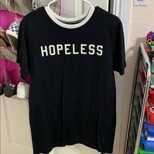 Black and white shirt